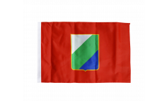 Bandiera Italia Abruzzo con orlo