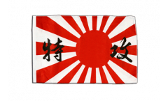 Bandiera Giappone Kamikaze con orlo