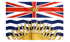 Bandiera Canada Columbia Britannica con orlo
