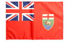 Bandiera Canada Manitoba con orlo