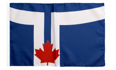 Bandiera Canada Toronto con orlo