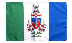 Bandiera Canada Yukon con orlo