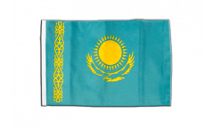 Bandiera Kazakistan con orlo