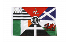 Bandiera Nazioni celtiche con orlo