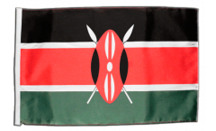 Bandiera Kenia con orlo