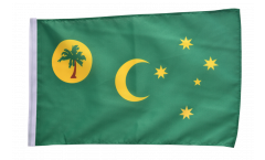 Bandiera Isole Cocos e Keeling con orlo