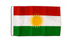Bandiera Kurdistan con orlo