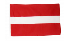 Bandiera Lettonia con orlo