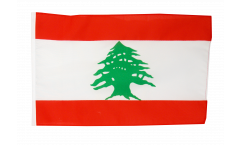Bandiera Libano con orlo