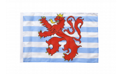 Bandiera Lussemburgo leone con orlo