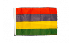 Bandiera Mauritius con orlo