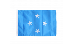 Bandiera Stati federali di Micronesia con orlo