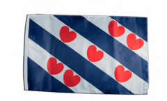 Bandiera Paesi Bassi Frisia con orlo