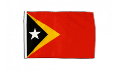 Bandiera Timor Est con orlo