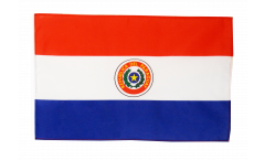 Bandiera Paraguay con orlo