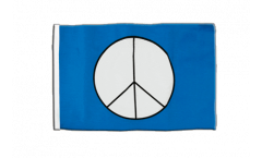 Bandiera Simbolo della pace con orlo