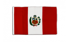 Bandiera Perù con orlo