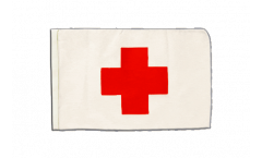 Bandiera Croce rossa con orlo