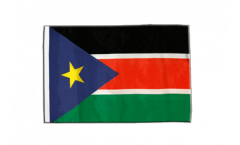 Bandiera Sudan del Sud con orlo