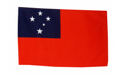 Bandiera Samoa con orlo