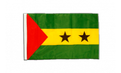 Bandiera Sao Tomè e Principe con orlo
