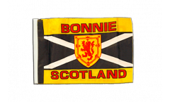 Bandiera Scozia Bonnie Scotland con orlo