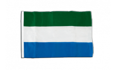 Bandiera Sierra Leone con orlo