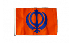 Bandiera Sikhismo con orlo