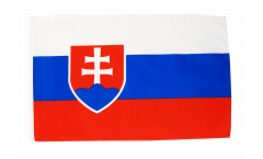 Bandiera Slovacchia con orlo