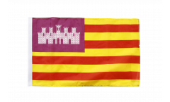 Bandiera Spagna Baleari con orlo