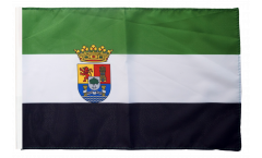 Bandiera Spagna Estremadura con orlo