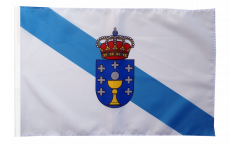 Bandiera Spagna Galizia con orlo