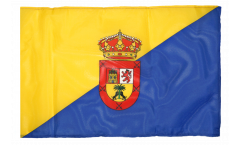 Bandiera Spagna Gran Canaria con orlo