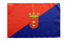 Bandiera Spagna Lanzarote con orlo