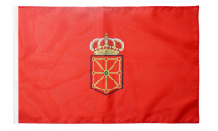 Bandiera Spagna Navarra con orlo