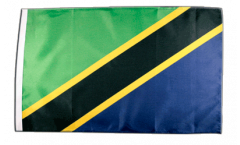 Bandiera Tanzania con orlo
