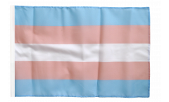 Bandiera Transgender Pride con orlo