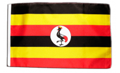 Bandiera Uganda con orlo