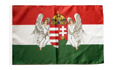 Bandiera Regno d'Ungheria 1867-1918 con orlo