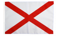 Bandiera USA Alabama con orlo