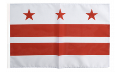 Bandiera USA District of Columbia con orlo