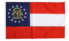 Bandiera USA Georgia con orlo