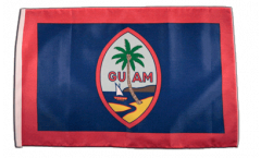 Bandiera USA Guam con orlo