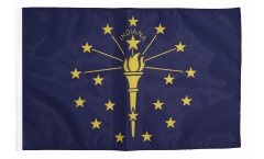 Bandiera USA Indiana con orlo