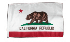 Bandiera USA California con orlo