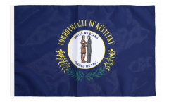 Bandiera USA Kentucky con orlo