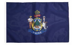 Bandiera USA Maine con orlo