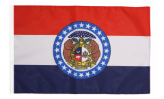 Bandiera USA Missouri con orlo