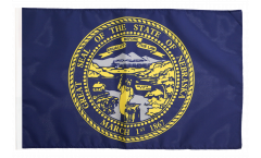 Bandiera USA Nebraska con orlo
