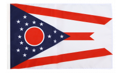 Bandiera USA Ohio con orlo